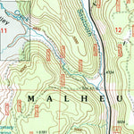 United States Geological Survey Hughet Valley, OR (1999, 24000-Scale) digital map