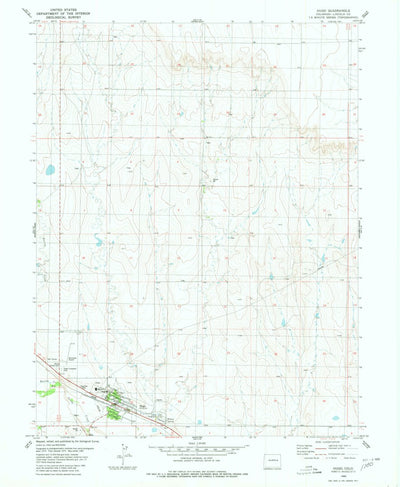 United States Geological Survey Hugo, CO (1980, 24000-Scale) digital map