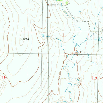 United States Geological Survey Hugo, CO (1980, 24000-Scale) digital map