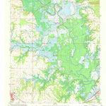 United States Geological Survey Hugo Dam, OK (1971, 24000-Scale) digital map