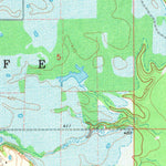 United States Geological Survey Hugo Dam, OK (1971, 24000-Scale) digital map