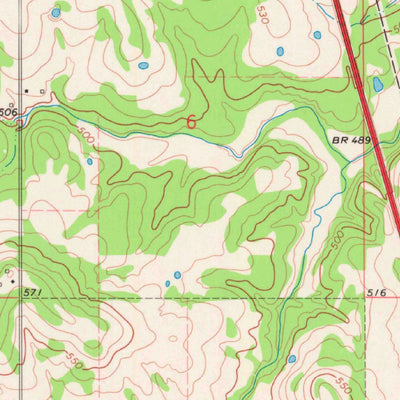 United States Geological Survey Hugo, OK (1969, 24000-Scale) digital map