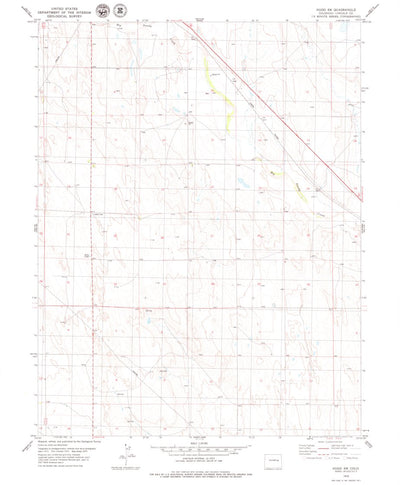 United States Geological Survey Hugo SW, CO (1979, 24000-Scale) digital map