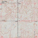 United States Geological Survey Hugoton SE, KS (1974, 24000-Scale) digital map