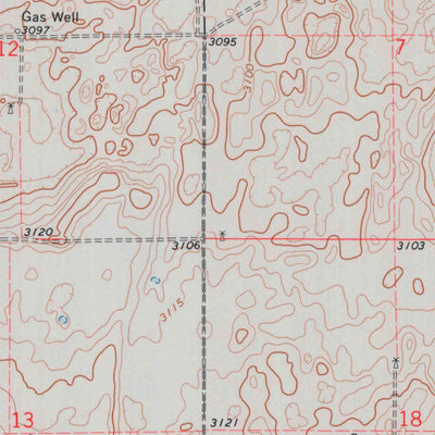 United States Geological Survey Hugoton SE, KS (1974, 24000-Scale) digital map