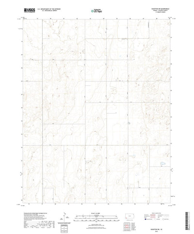 United States Geological Survey Hugoton SW, KS (2022, 24000-Scale) digital map