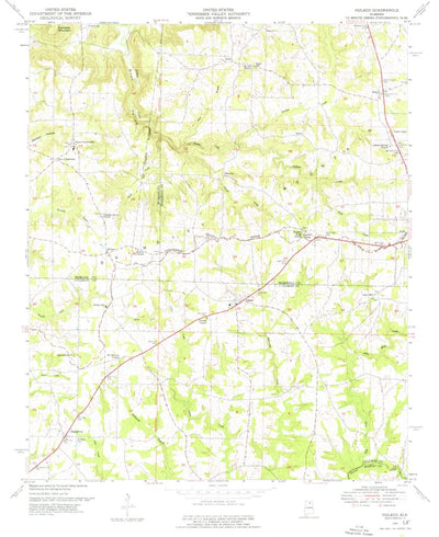 United States Geological Survey Hulaco, AL (1949, 24000-Scale) digital map