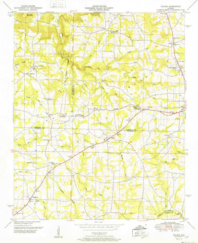 United States Geological Survey Hulaco, AL (1952, 24000-Scale) digital map