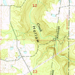 United States Geological Survey Hulaco, AL (1976, 24000-Scale) digital map