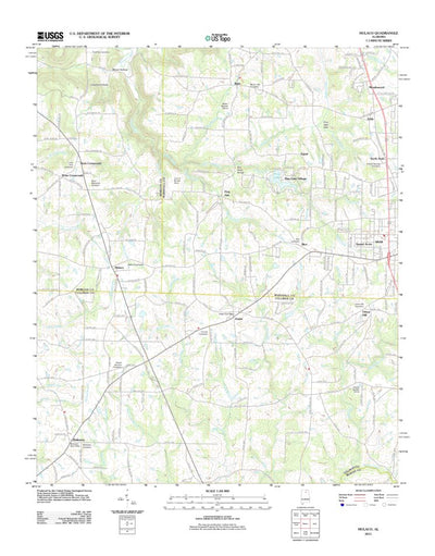 United States Geological Survey Hulaco, AL (2011, 24000-Scale) digital map