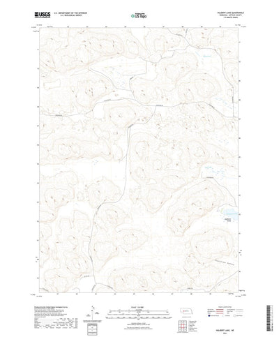 United States Geological Survey Hulbert Lake, NE (2021, 24000-Scale) digital map