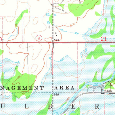 United States Geological Survey Hulbert, OK (1974, 24000-Scale) digital map
