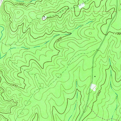 United States Geological Survey Hulett, GA (1973, 24000-Scale) digital map