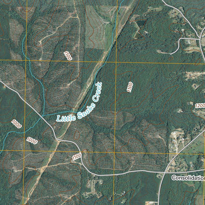 United States Geological Survey Hulett, GA (2011, 24000-Scale) digital map