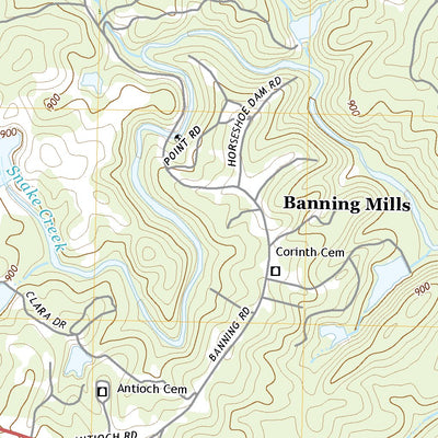 United States Geological Survey Hulett, GA (2020, 24000-Scale) digital map
