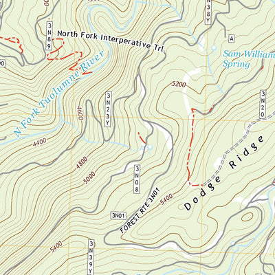 United States Geological Survey Hull Creek, CA (2021, 24000-Scale) digital map