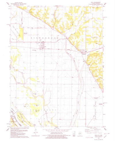 United States Geological Survey Hull, IL-MO (1978, 24000-Scale) digital map