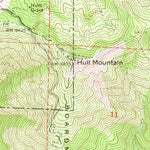 United States Geological Survey Hull Mountain, CA (1967, 24000-Scale) digital map