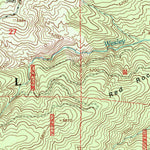 United States Geological Survey Hull Mountain, CA (1996, 24000-Scale) digital map