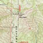 United States Geological Survey Hull Mountain, CA (1996, 24000-Scale) digital map