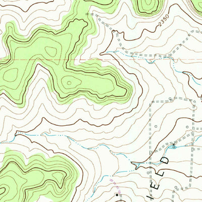United States Geological Survey Hulldale, TX (1972, 24000-Scale) digital map