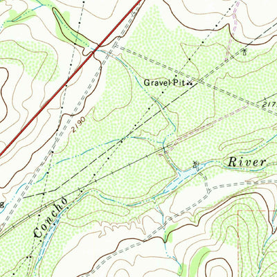 United States Geological Survey Hulldale, TX (1972, 24000-Scale) digital map