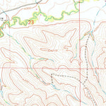 United States Geological Survey Hultz Draw, WY (1964, 24000-Scale) digital map