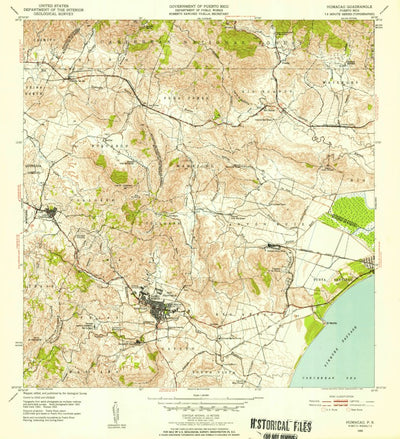 United States Geological Survey Humacao, PR (1952, 30000-Scale) digital map