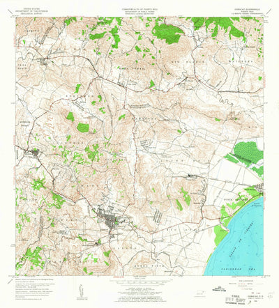 United States Geological Survey Humacao, PR (1958, 20000-Scale) digital map