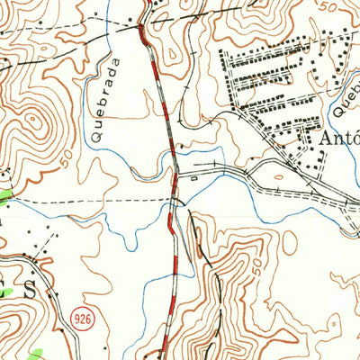 United States Geological Survey Humacao, PR (1958, 20000-Scale) digital map