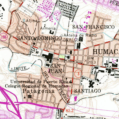 United States Geological Survey Humacao, PR (1967, 20000-Scale) digital map