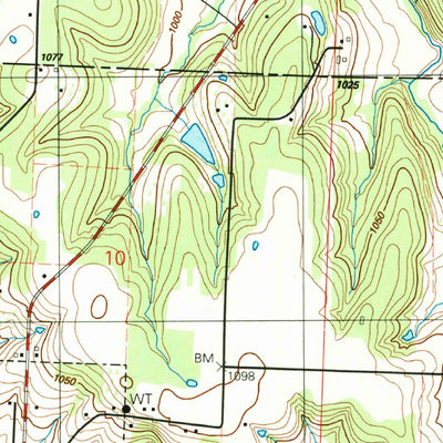United States Geological Survey Humansville, MO (1991, 24000-Scale) digital map