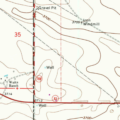 United States Geological Survey Humble City NE, TX-NM (1969, 24000-Scale) digital map