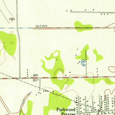 United States Geological Survey Humble, TX (1954, 24000-Scale) digital map