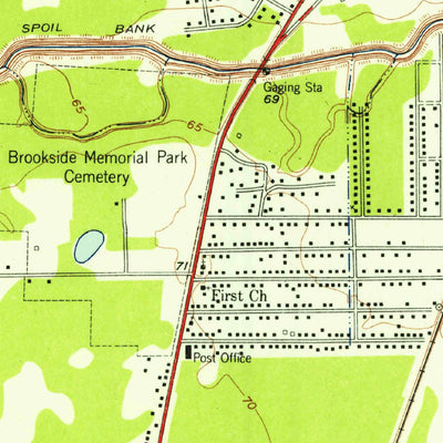 United States Geological Survey Humble, TX (1954, 24000-Scale) digital map