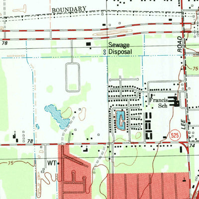 United States Geological Survey Humble, TX (1982, 24000-Scale) digital map