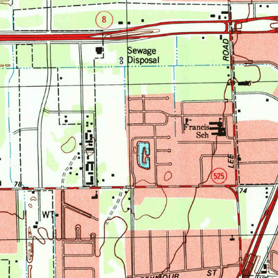 United States Geological Survey Humble, TX (1995, 24000-Scale) digital map