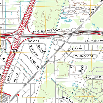 United States Geological Survey Humble, TX (2013, 24000-Scale) digital map