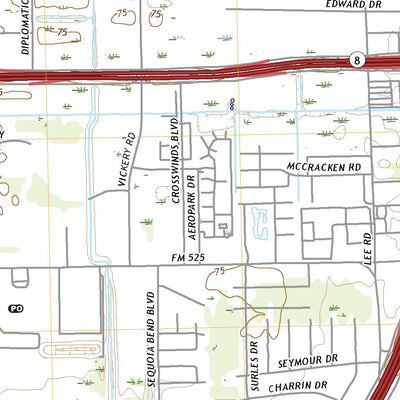 United States Geological Survey Humble, TX (2022, 24000-Scale) digital map