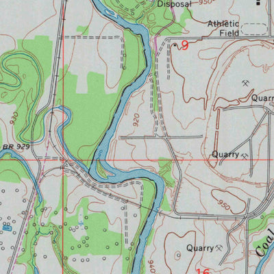 United States Geological Survey Humboldt, KS (1966, 24000-Scale) digital map