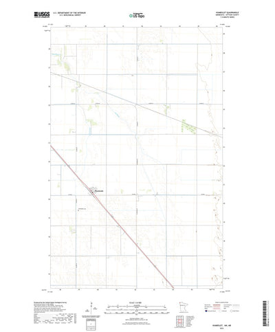 United States Geological Survey Humboldt, MN (2022, 24000-Scale) digital map