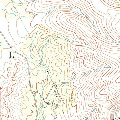 United States Geological Survey Humboldt Mountain, AZ (1964, 24000-Scale) digital map