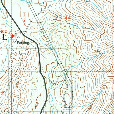 United States Geological Survey Humboldt Mountain, AZ (2004, 24000-Scale) digital map
