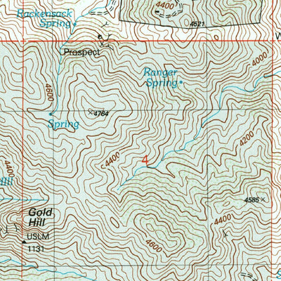 United States Geological Survey Humboldt Mountain, AZ (2004, 24000-Scale) digital map