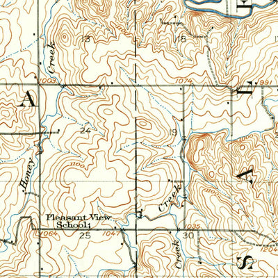 United States Geological Survey Humboldt, NE-KS (1916, 62500-Scale) digital map