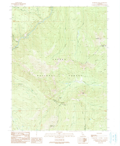 United States Geological Survey Humboldt Peak, CA (1991, 24000-Scale) digital map