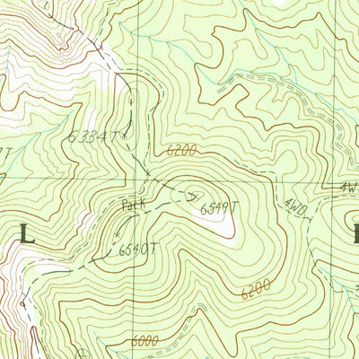 United States Geological Survey Humboldt Peak, CA (1991, 24000-Scale) digital map