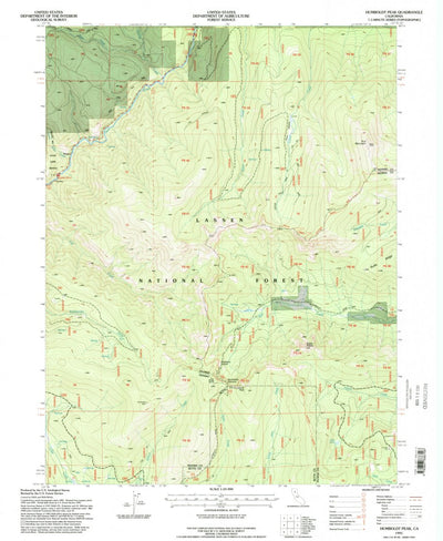 United States Geological Survey Humboldt Peak, CA (1995, 24000-Scale) digital map