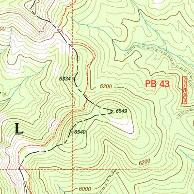United States Geological Survey Humboldt Peak, CA (1995, 24000-Scale) digital map