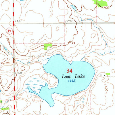 United States Geological Survey Humboldt, SD (1964, 24000-Scale) digital map